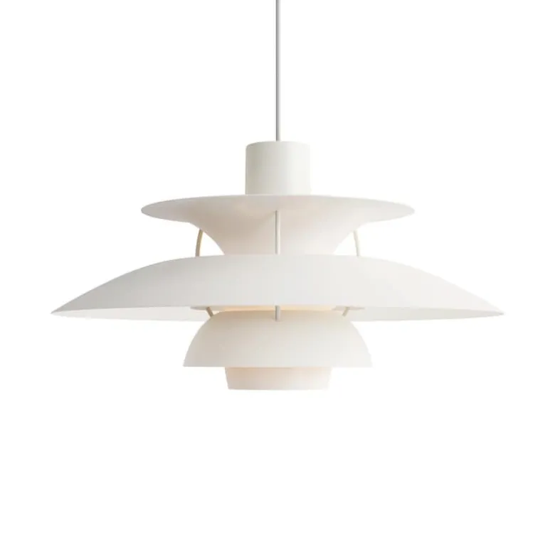 PH 5 Ø500 taklampa monochrome white