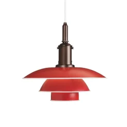 PH 3½-3 Taklampa red/silkesmatt brown, copper