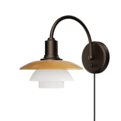PH 3/2 vägglampa Centenary Edition amber/opal white