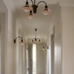 PH 3/2 vägglampa utan sladd och brytare Centenary Edition amber/opal white