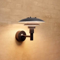 PH 3-2½ Vägglampa Utomhus black V2