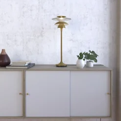 Picasso bordslampa H460 antikmässing G4