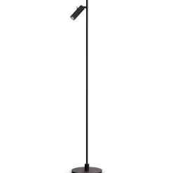Pipeline enkel golvlampa mattsvart