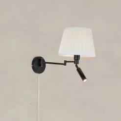 Pivot vägglampa svart/offwhite