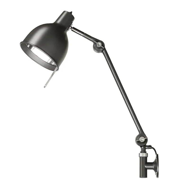 PJ72 vägglampa kabel mattsvart