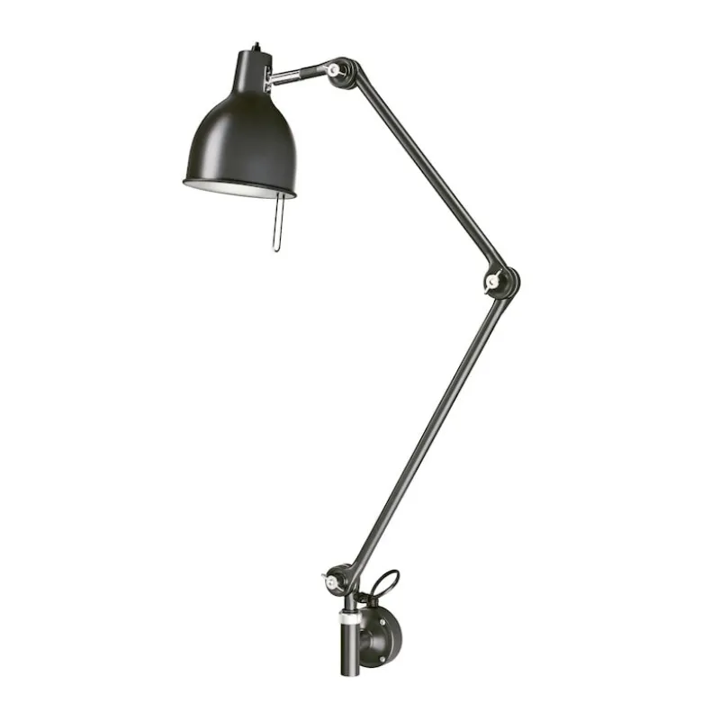 PJ70 vägglampa kabel mattsvart
