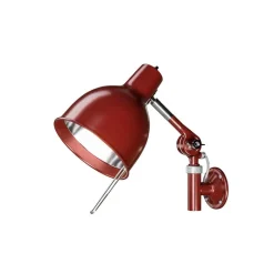PJ71 vägglampa kabel oxblod