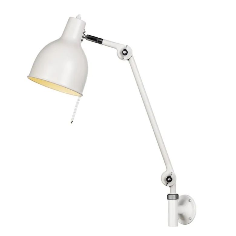 PJ72 vägglampa kabel vit