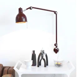 PJ70 vägglampa kabel vit