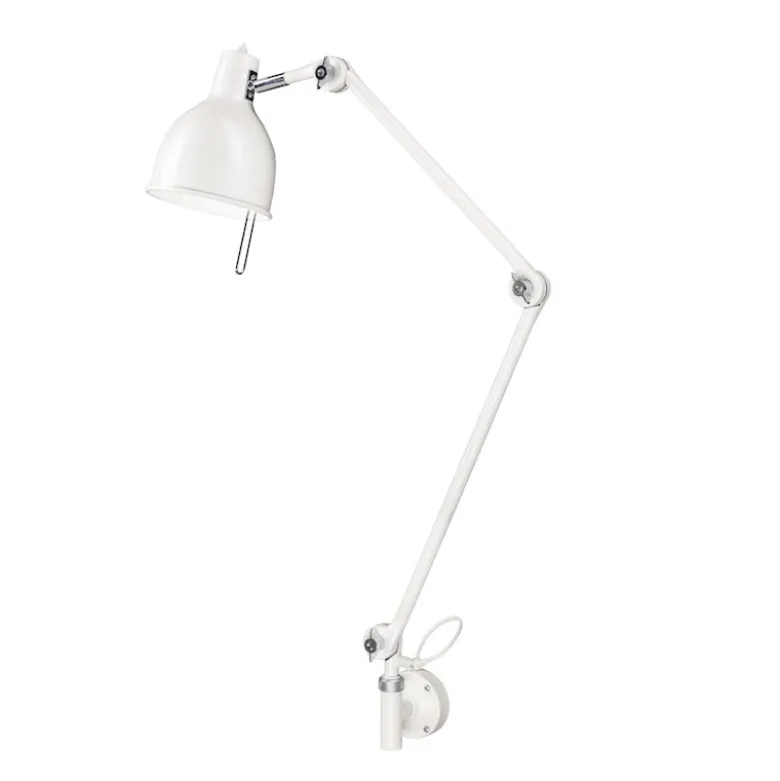 PJ70 vägglampa kabel vit