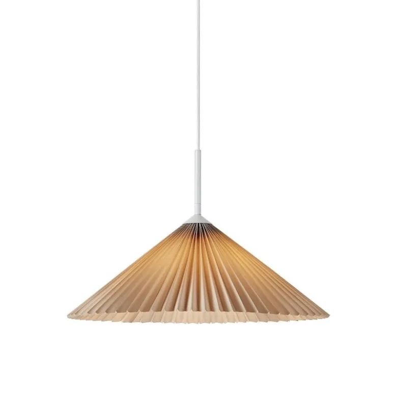 Plisado 50cm taklampa beige