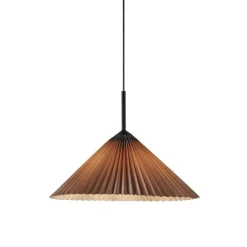 Plisado 50cm taklampa grå