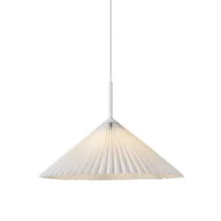 Plisado 50cm taklampa vit