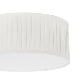 Plissé Ø45 plafond offwhite