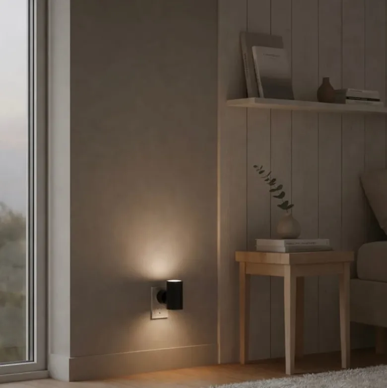 Plug n spot vägglampa svart