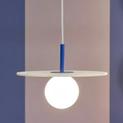 Pluto Small taklampa Electric Blue