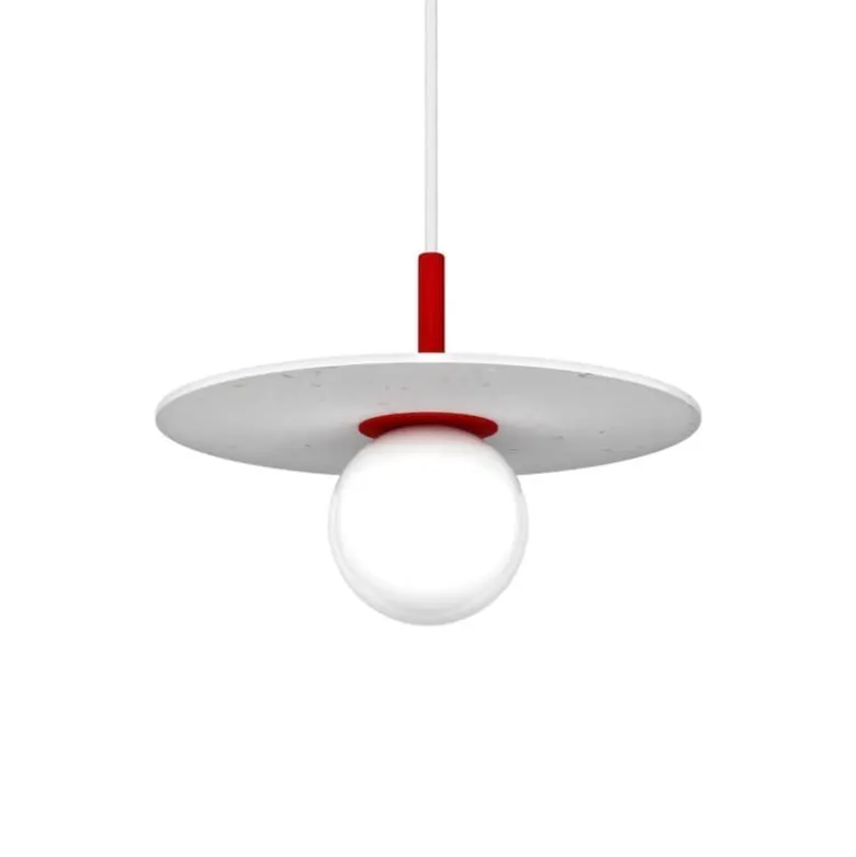 Pluto Small taklampa Strawberry Red