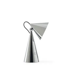 Pose portabel bordslampa silver
