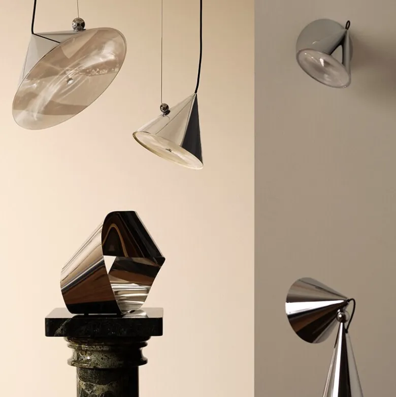 Pose Ø25 taklampa silver