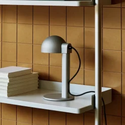 Posto bordslampa silver grey