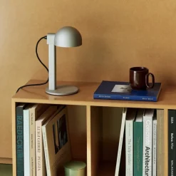 Posto bordslampa silver grey
