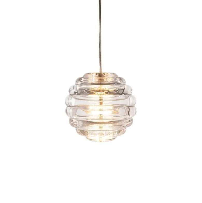 Press Mini Sphere taklampa klar