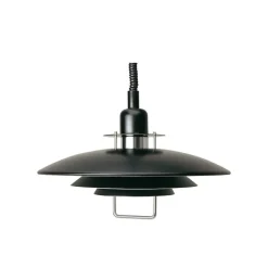 Primus II Ø43 taklampa med hiss svart/krom