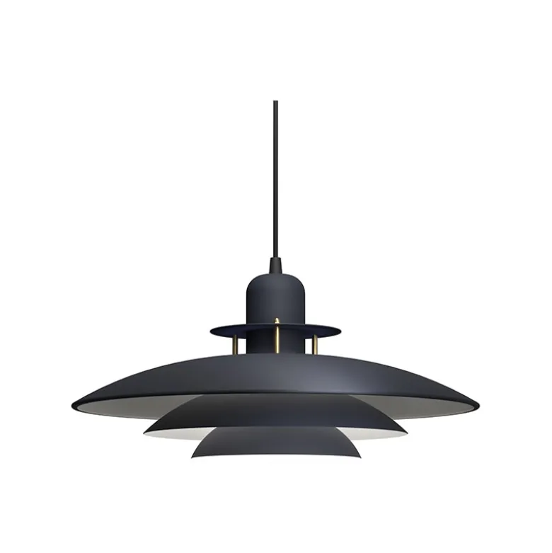 Primus I Ø43 taklampa Mörk denim/mässing