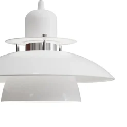 Primus IV Ø28 taklampa blankvit/krom