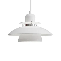 Primus IV Ø28 taklampa blankvit/krom