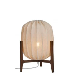 Prisma bordslampa mörk ask/natur