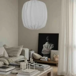 Prisma 45 linen taklampa Vit