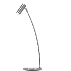 Puck bordslampa krom