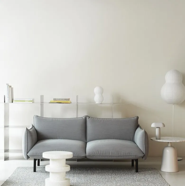 Puff Bubble golvlampa vit