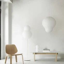Puff Twist bordslampa vit