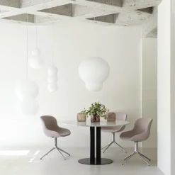 Puff Twist lampskärm vit