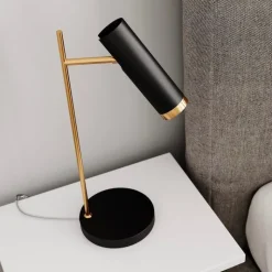 Puls bordslampa matt svart