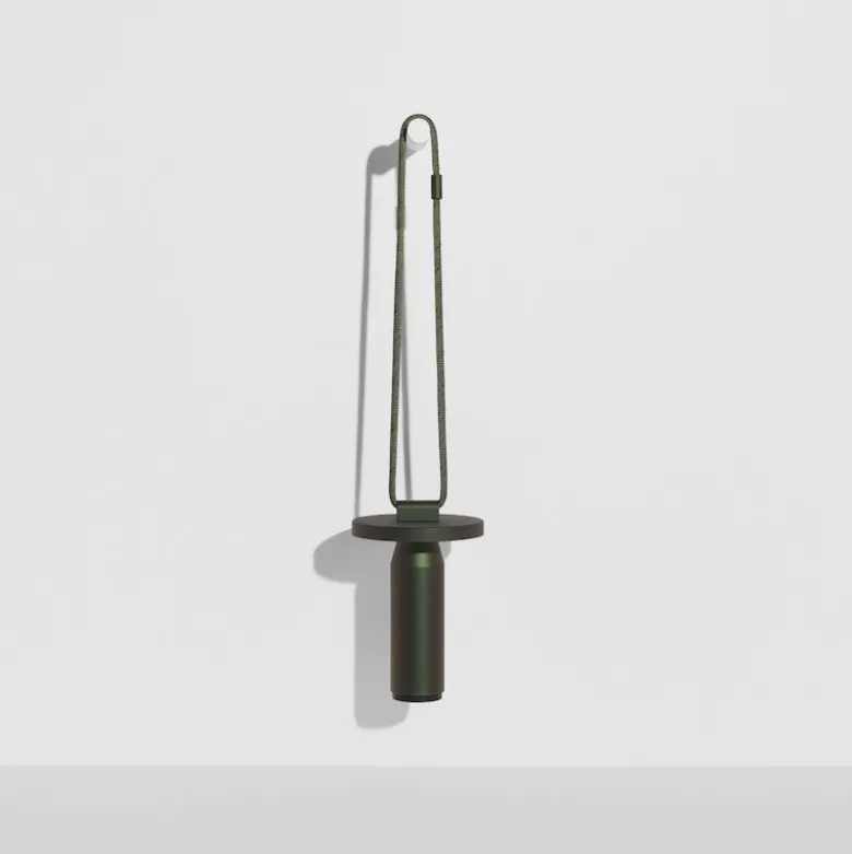 Quasar portabel bordslampa grön