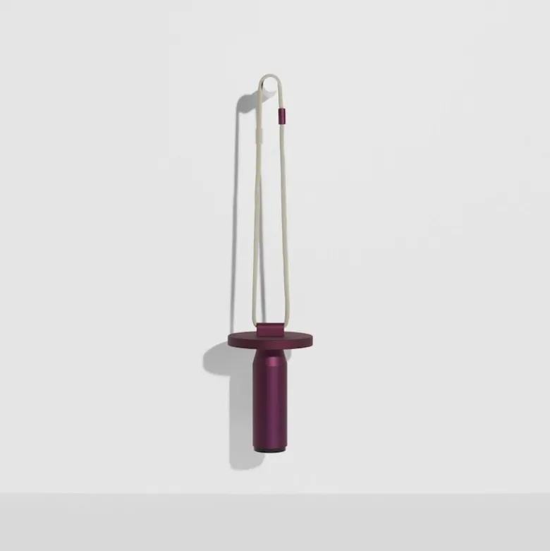 Quasar portabel bordslampa lila