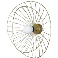Ray plafond borstad mässing