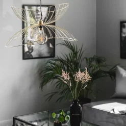 Ray 70 taklampa borstad mässing