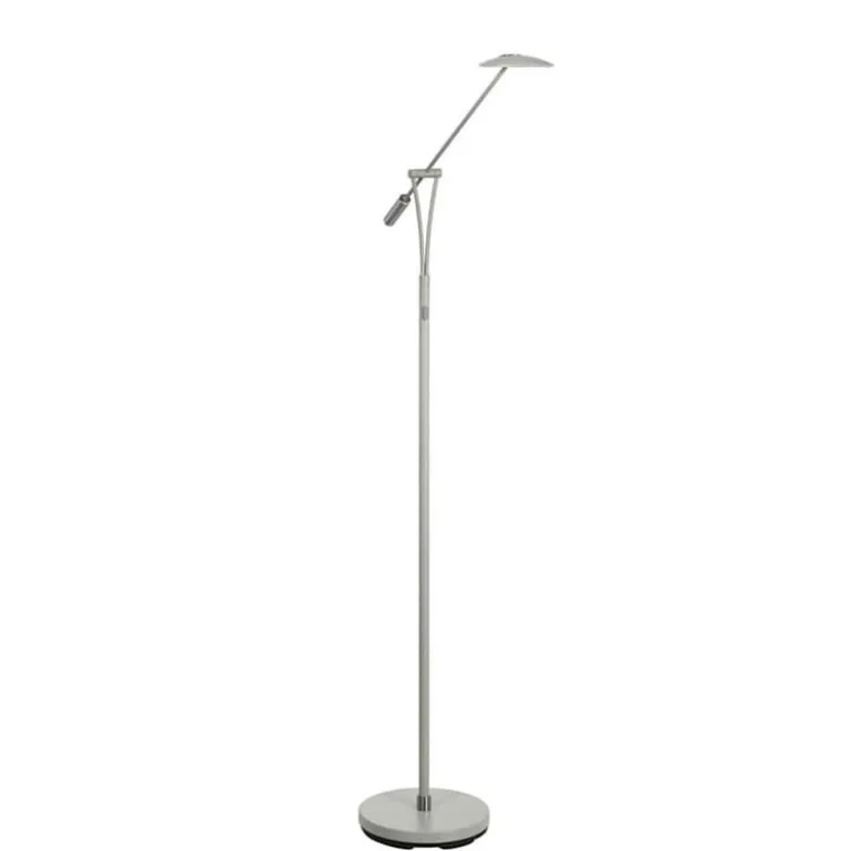 Recco golvlampa sand/matt nickel