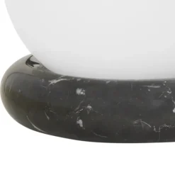 Rest bordslampa svart marmor