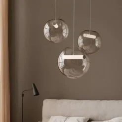 Reveal 45 taklampa grå