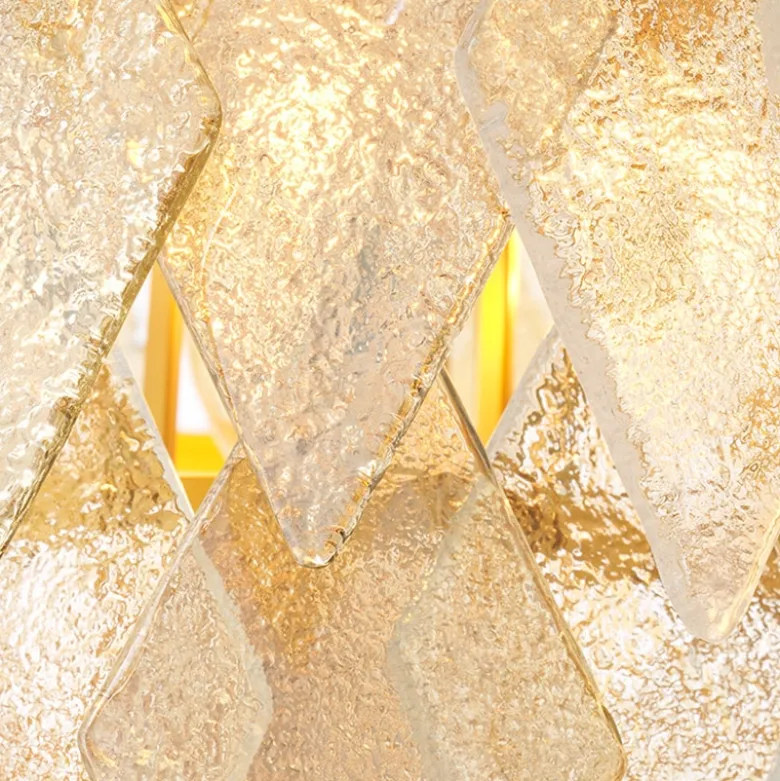 Rhombus Small Chandelier taklampa Antik mässing/glas