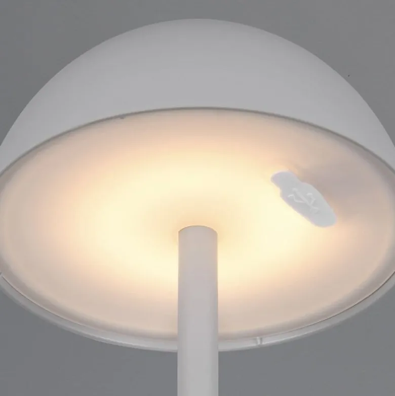 Ricardo portabel bordslampa grå