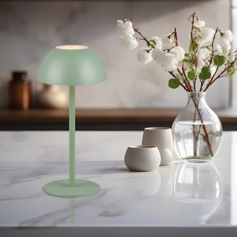 Ricardo portabel bordslampa grön