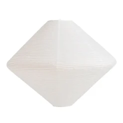 Rice paper shade Diamond lampskärm Ø80 vit