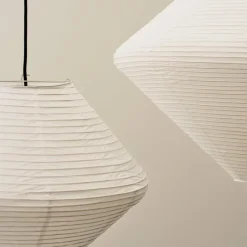 Rice paper shade Diamond lampskärm Ø50 vit