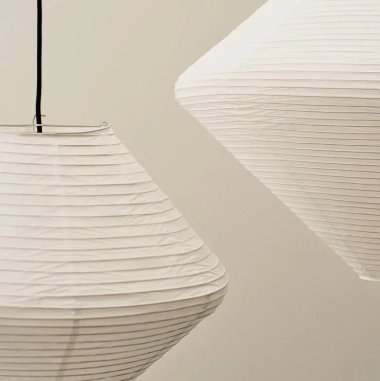 Rice paper shade Diamond lampskärm Ø50 vit